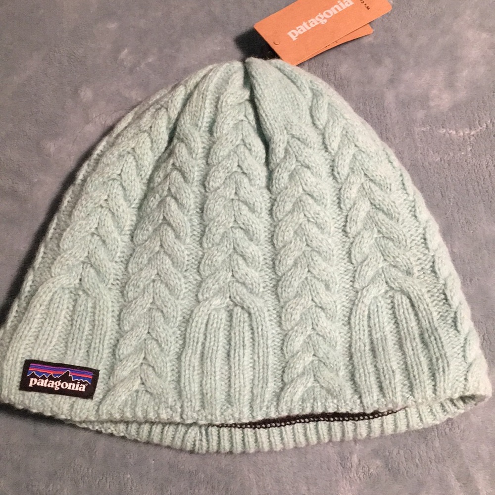 Cable knit hat